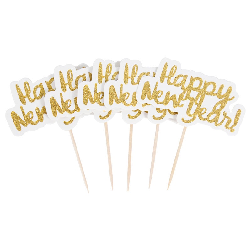 Happy New Year Cupcake Toppers (12pcs) Happy New Year Cupcake Toppers (12pcs)