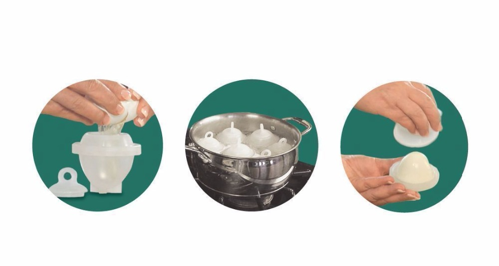 Hard-Boiled Steamed Poached Egg Maker (Set of 7) Hard-Boiled Steamed Poached Egg Maker (Set of 7)