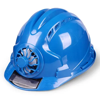 Hard Hat with Fan Solar-Powered Hard Hat with Fan Solar-Powered