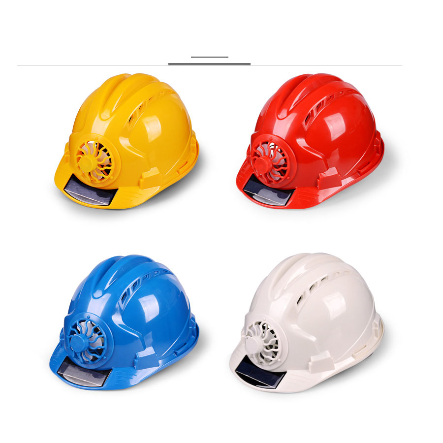 Hard Hat with Fan Solar-Powered Hard Hat with Fan Solar-Powered