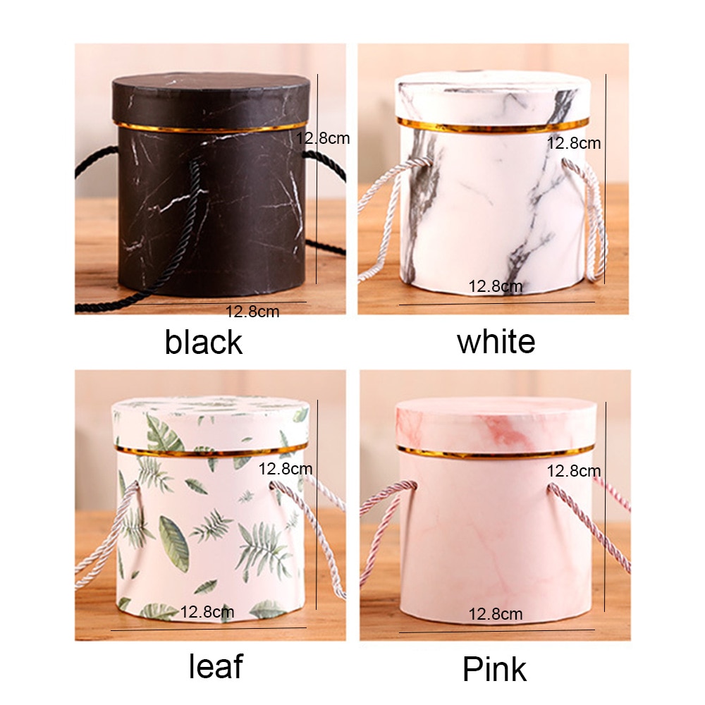 Hat Box for Flowers with Lid and Lanyard Hat Box for Flowers with Lid and Lanyard