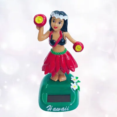 Hawaiian Girl Solar Powered Dashboard Toy Hawaiian Girl Solar Powered Dashboard Toy