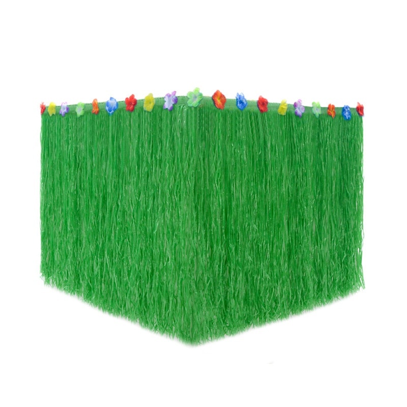 Hawaiian Luau Table Grass Skirt