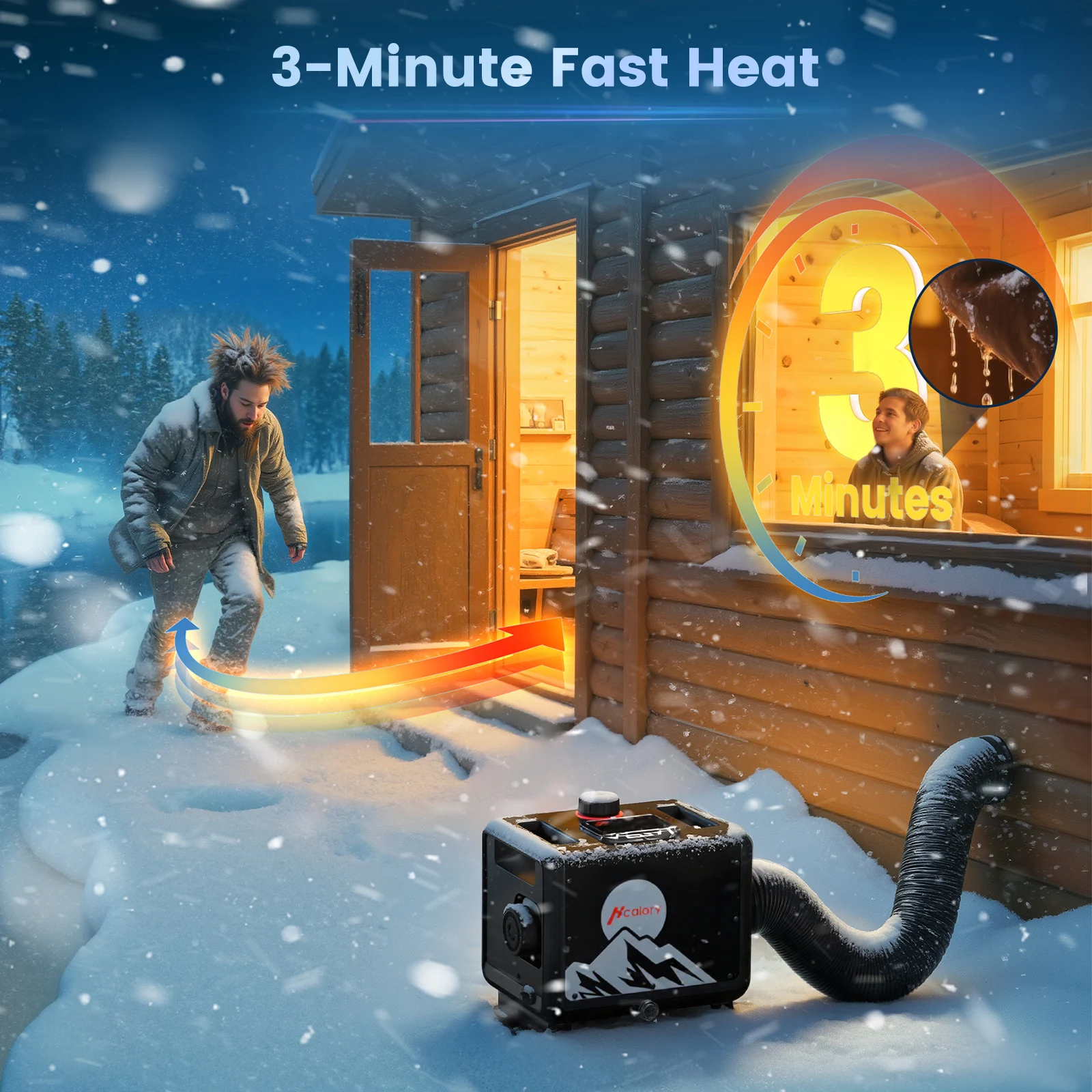 Hcalory Toolbox Max Diesel Air Heater 8KW, 100-240V AC & 12/24V DC Diesel Auxiliary Heater with 7.5L Fuel Tank & CO Hcalory Toolbox Max Diesel Air Heater 8KW, 100-240V AC & 12/24V DC Diesel Auxiliary Heater with 7.5L Fuel Tank & CO