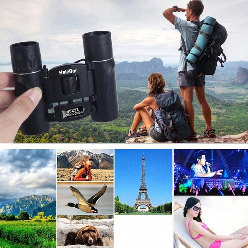 HD Powerful Binoculars 2000M Long Range Folding Mini Telescope Optics For Hunting Sports Outdoor Camping Travel HD Powerful Binoculars 2000M Long Range Folding Mini Telescope Optics For Hunting Sports Outdoor Camping Travel