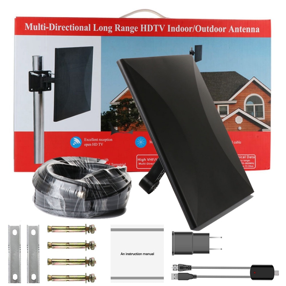HDTV Antenna Indoor/Outdoor Signal Booster HDTV Antenna Indoor/Outdoor Signal Booster
