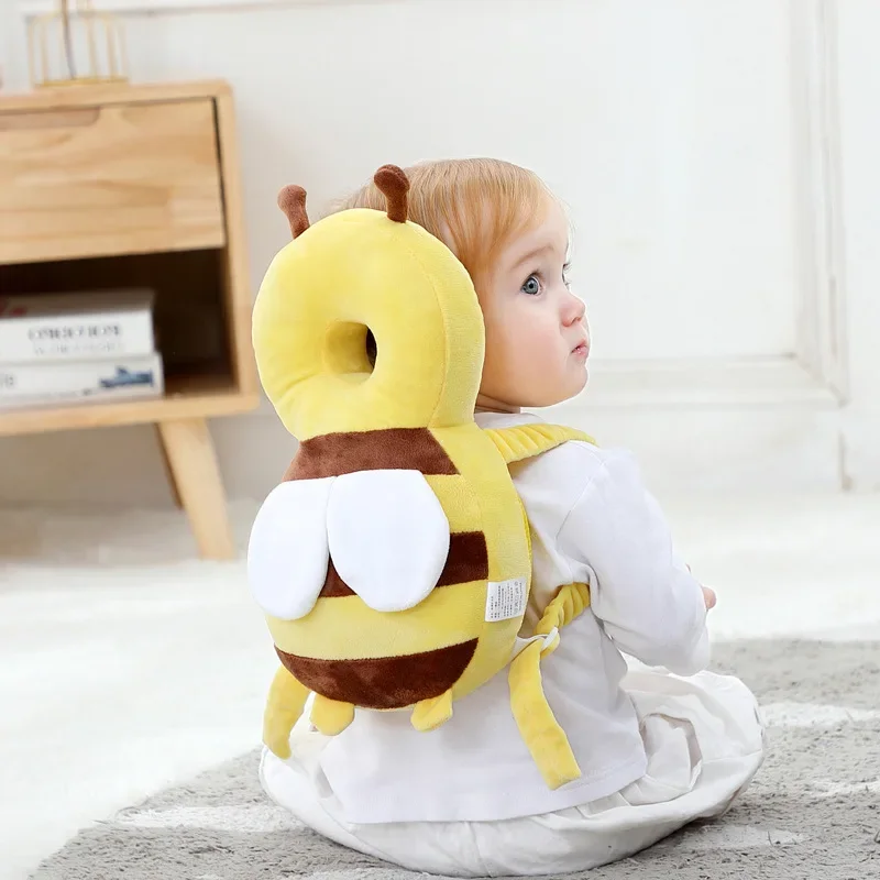 Head Back Protector Baby Protect Pillow Learn Walk Headgear Prevent Injured Safety Pad prevention Fall Cartoon Bee Kids Head Back Protector Baby Protect Pillow Learn Walk Headgear Prevent Injured Safety Pad prevention Fall Cartoon Bee Kids