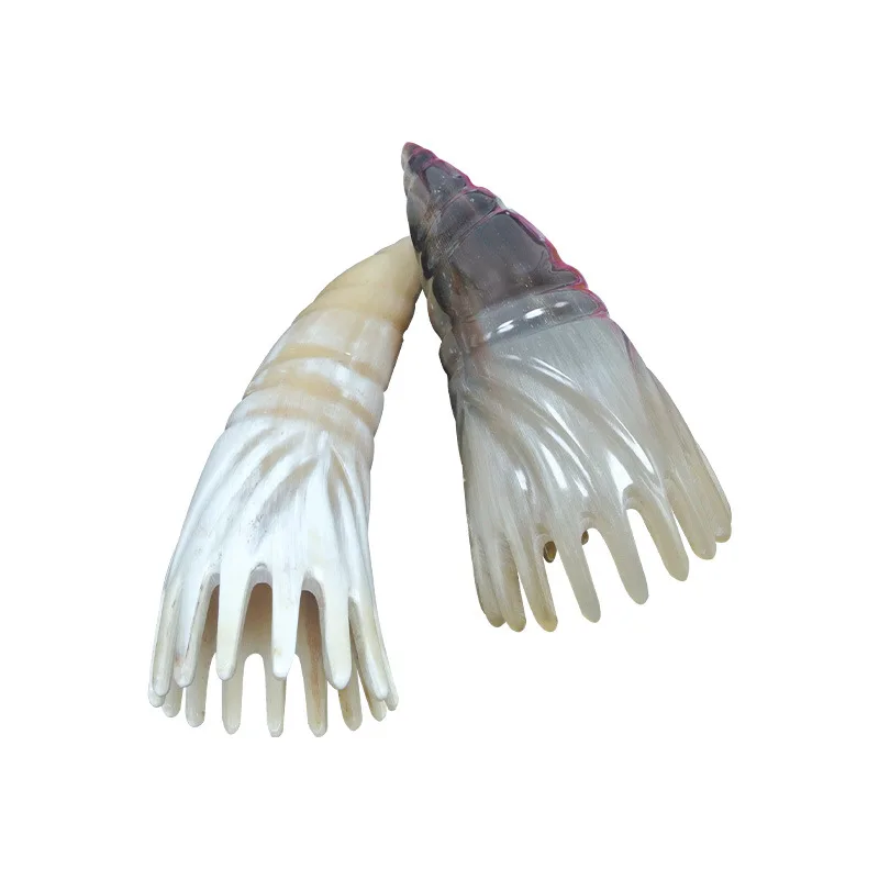 Head Brush Health Massage Comb Chinese Guasha Yak Hoorn Tools Anti-Static Comb for Head Pressure Acupoint Massage
