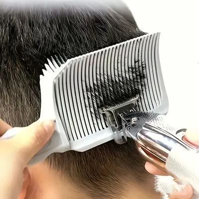 Head Comb Flat Push Cutting Hairdressing Assistant Tool Limit Trimming Shape Gradual Spade Head Comb Flat Push Cutting Hairdressing Assistant Tool Limit Trimming Shape Gradual Spade