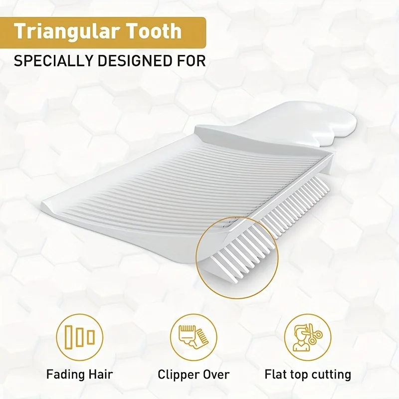 Head Comb Flat Push Cutting Hairdressing Assistant Tool Limit Trimming Shape Gradual Spade Head Comb Flat Push Cutting Hairdressing Assistant Tool Limit Trimming Shape Gradual Spade