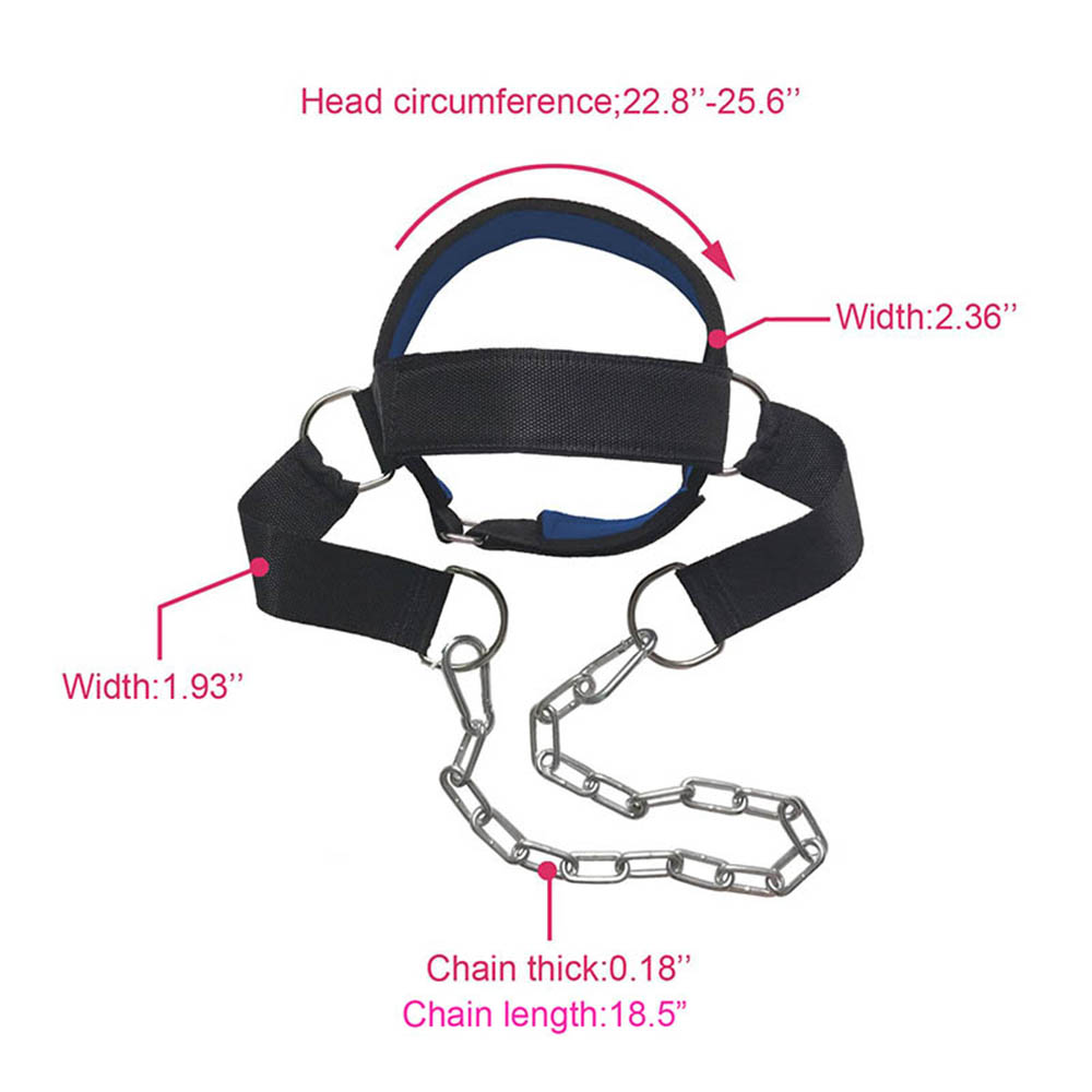 Head Neck Training Head Harness Body Strengh Exercise Strap Adjustable Neck Power Training Gym Fitness Weight Bearing