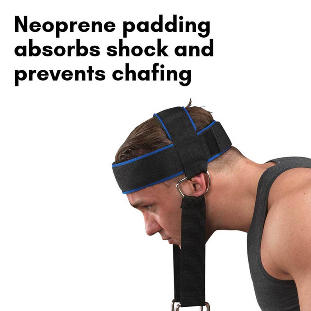 Head Neck Training Head Harness Body Strengh Exercise Strap Adjustable Neck Power Training Gym Fitness Weight Bearing