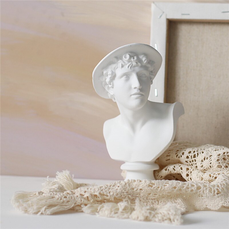 Head Planter Pot Greek-inspired Design Head Planter Pot Greek-inspired Design