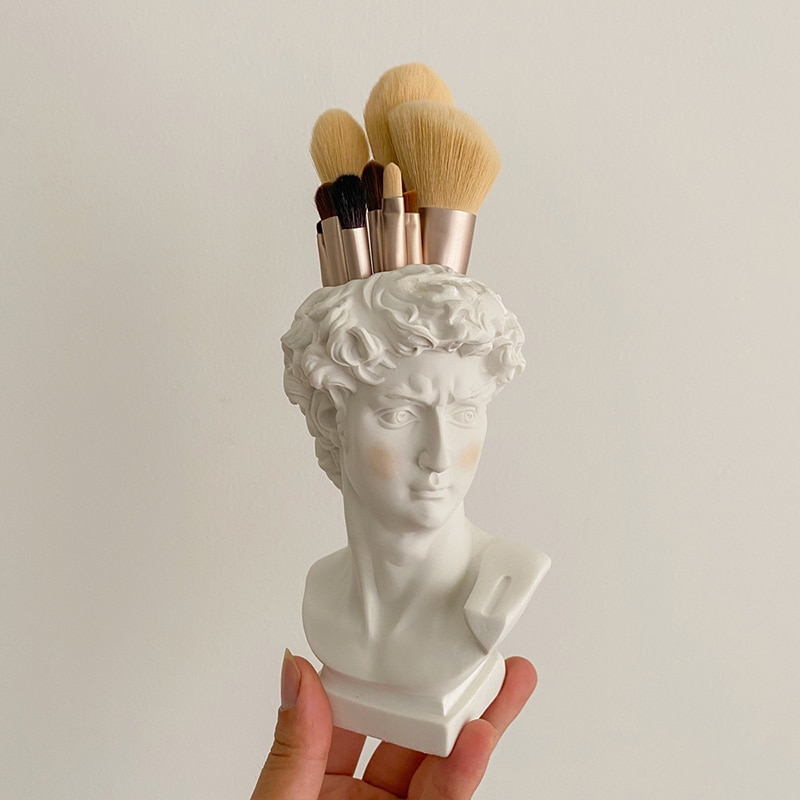 Head Shaped Vase Decorative Ornament
