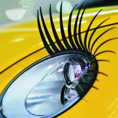 Headlight Eyelashes DIY Car Accessory (2PCS) Headlight Eyelashes DIY Car Accessory (2PCS)