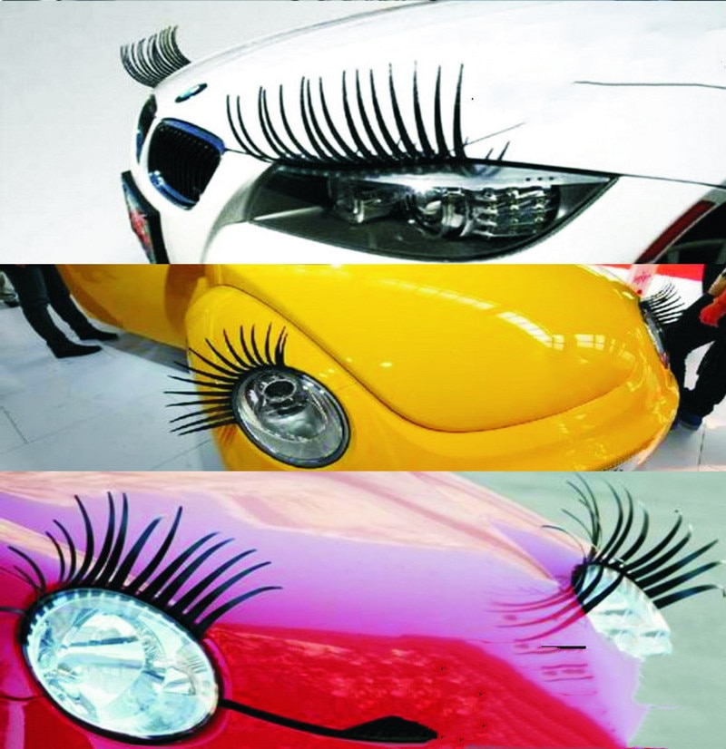 Headlight Eyelashes DIY Car Accessory (2PCS) Headlight Eyelashes DIY Car Accessory (2PCS)
