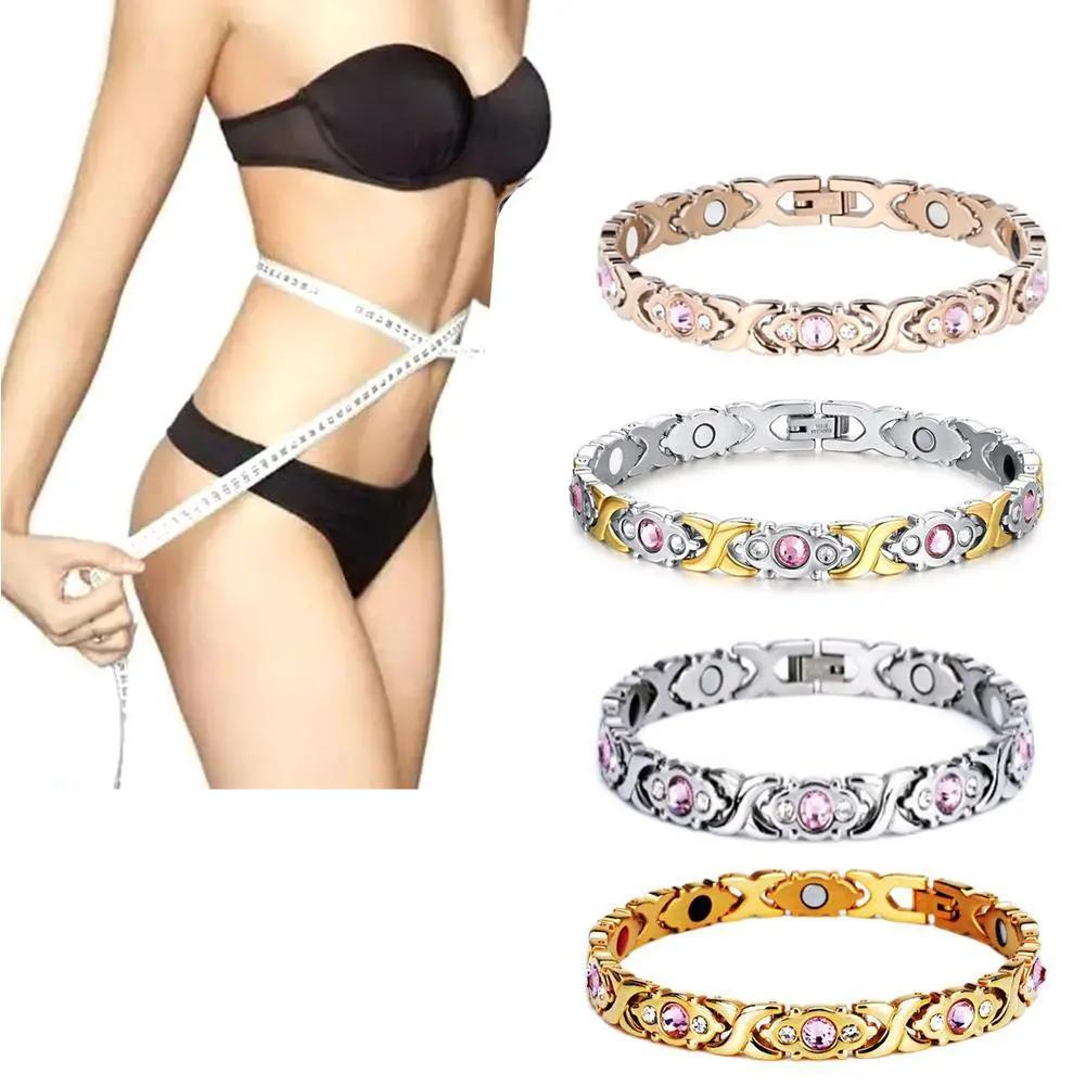 Health Care Magnetic Bracelet Weight Loss Anti-Fatigue Therapy Bracelets For Men Women Arthritis Pain Relief Energy Health Care Magnetic Bracelet Weight Loss Anti-Fatigue Therapy Bracelets For Men Women Arthritis Pain Relief Energy