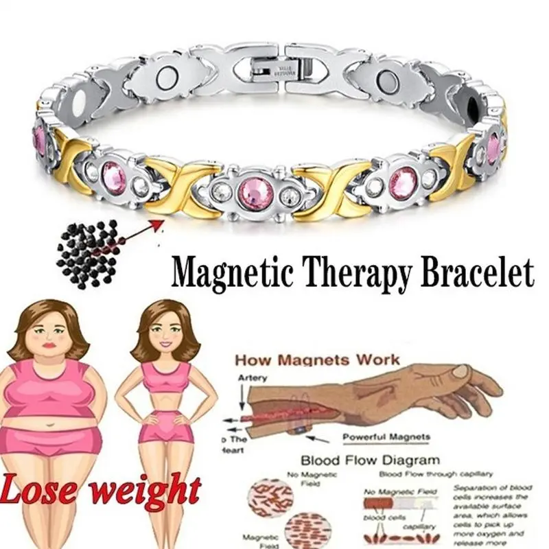 Health Care Magnetic Bracelet Weight Loss Anti-Fatigue Therapy Bracelets For Men Women Arthritis Pain Relief Energy Health Care Magnetic Bracelet Weight Loss Anti-Fatigue Therapy Bracelets For Men Women Arthritis Pain Relief Energy