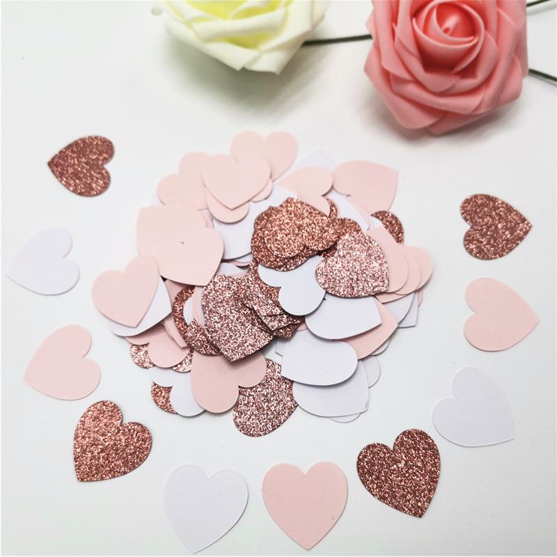 Heart Confetti Party Celebration Decor (100Pcs)