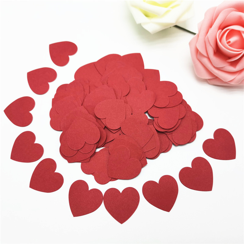 Heart Confetti Party Celebration Decor (100Pcs)
