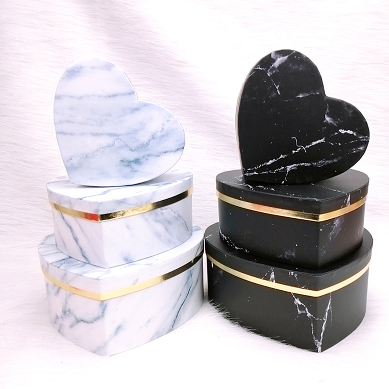 Heart Flower Boxes with Covers (3pcs) Heart Flower Boxes with Covers (3pcs)