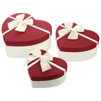 Heart Gift Boxes Set (3 Pcs)