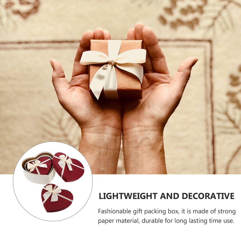 Heart Gift Boxes Set (3 Pcs)