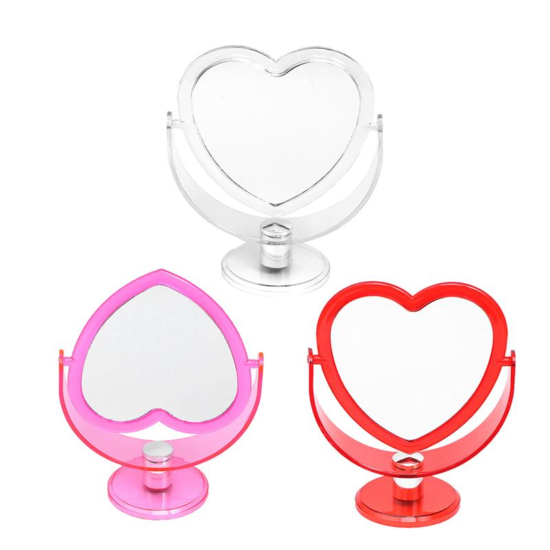 Heart Mirror Double-Sided Vanity Acrylic Heart Mirror Double-Sided Vanity Acrylic