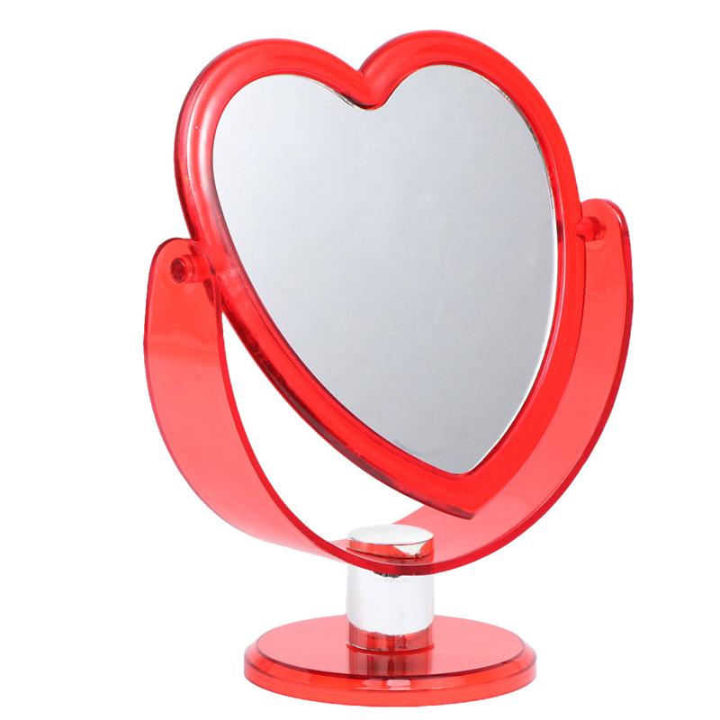 Heart Mirror Double-Sided Vanity Acrylic