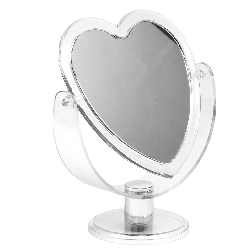 Heart Mirror Double-Sided Vanity Acrylic