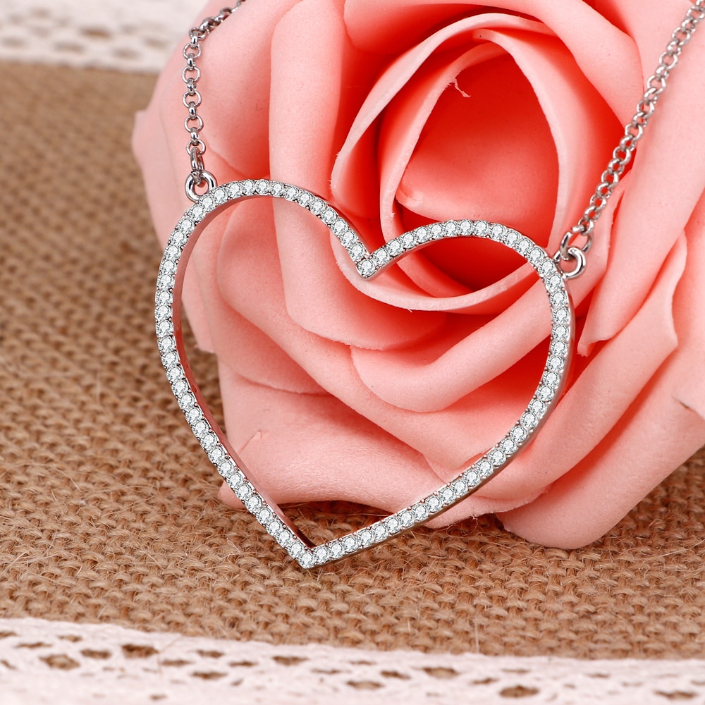 Heart Necklace Long Jewelry Accessories Heart Necklace Long Jewelry Accessories