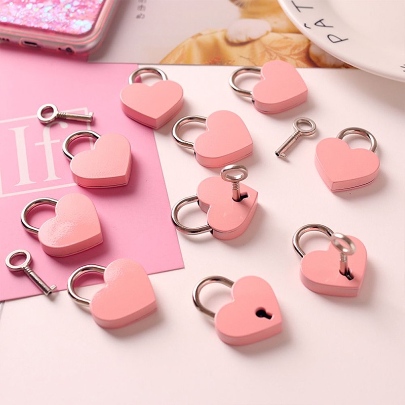 Heart Padlock Cute Suitcase Lock Heart Padlock Cute Suitcase Lock