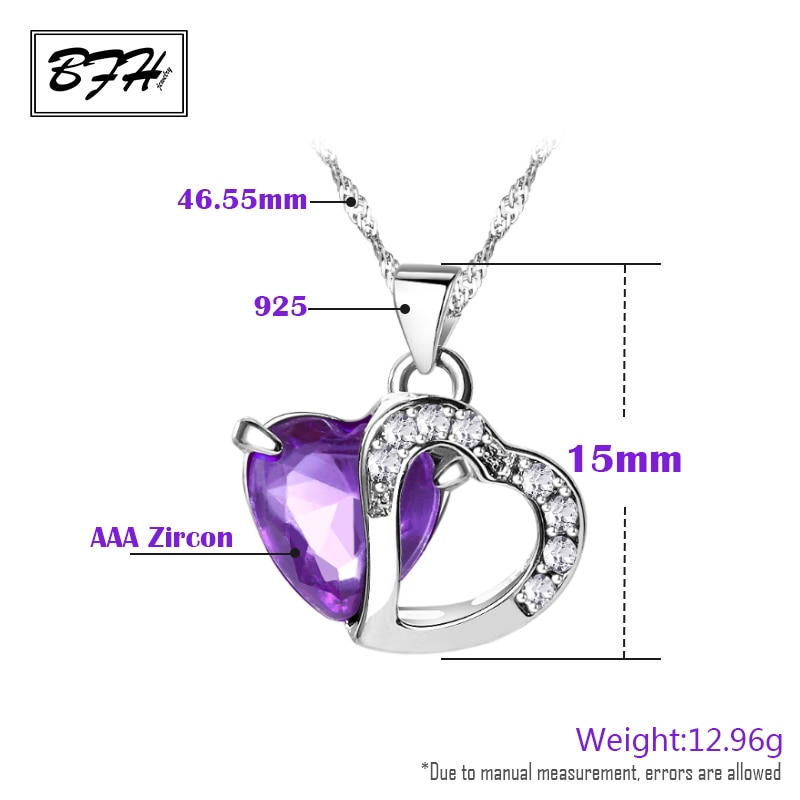 Heart Pendant Necklace Ladies Jewelry Heart Pendant Necklace Ladies Jewelry