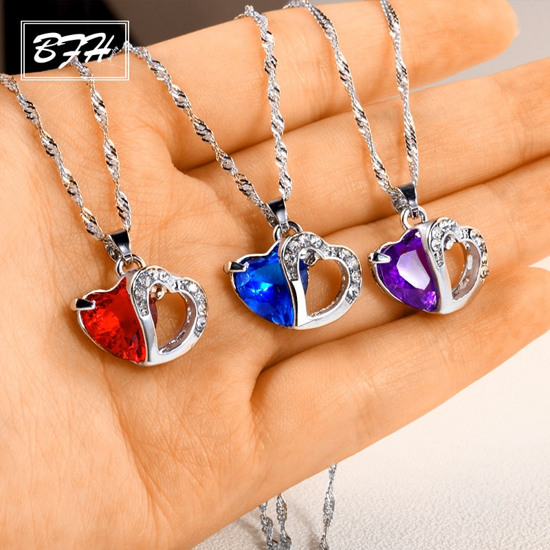 Heart Pendant Necklace Ladies Jewelry Heart Pendant Necklace Ladies Jewelry