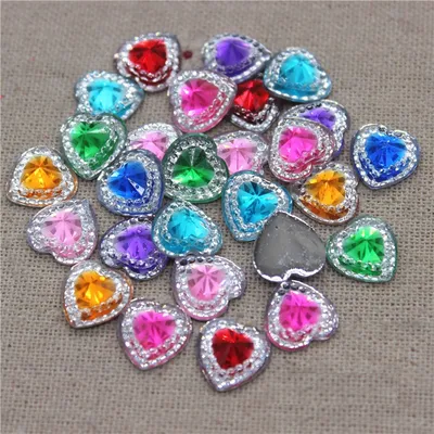 Heart Rhinestones DIY Accessories (100pcs) Heart Rhinestones DIY Accessories (100pcs)