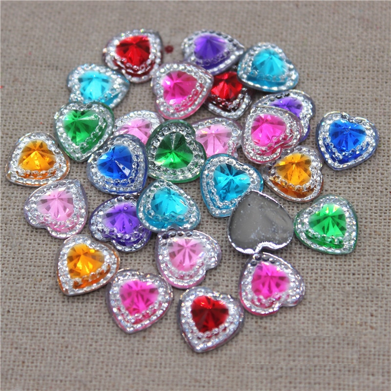 Heart Rhinestones DIY Accessories (100pcs) Heart Rhinestones DIY Accessories (100pcs)