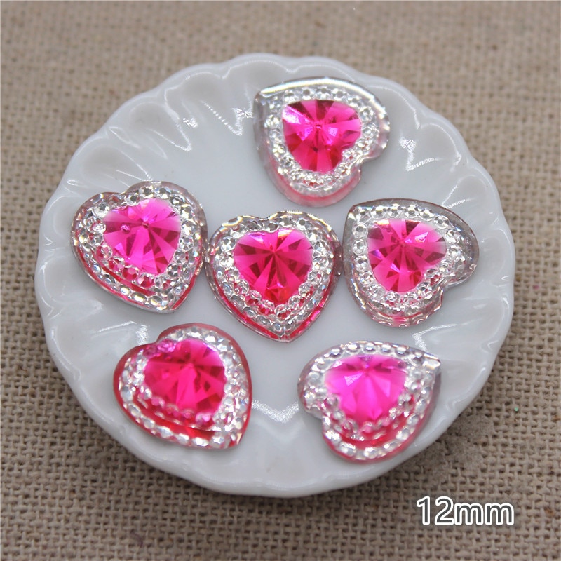 Heart Rhinestones DIY Accessories (100pcs) Heart Rhinestones DIY Accessories (100pcs)