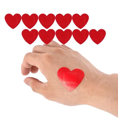 Heart Shaped Band Aid (10 pcs)