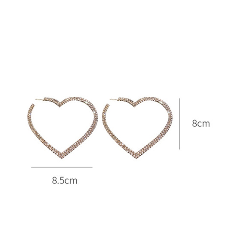 Heart Shaped Hoop Earrings For Women Heart Shaped Hoop Earrings For Women