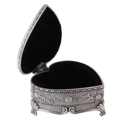 Heart Shaped Jewelry Box Vintage Design