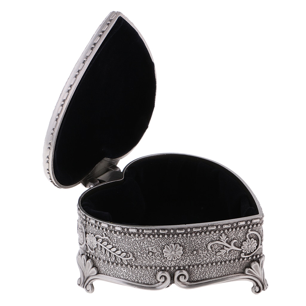 Heart Shaped Jewelry Box Vintage Design