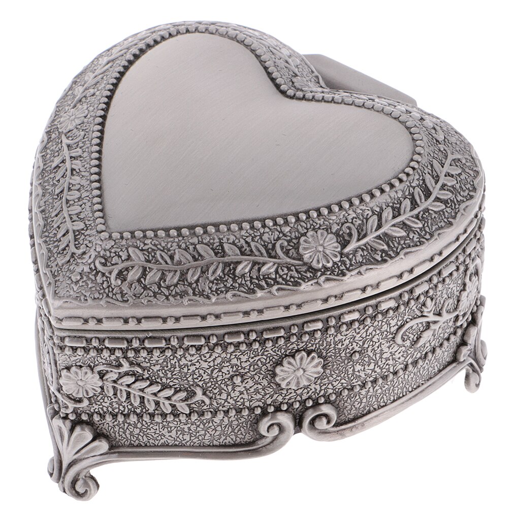 Heart Shaped Jewelry Box Vintage Design