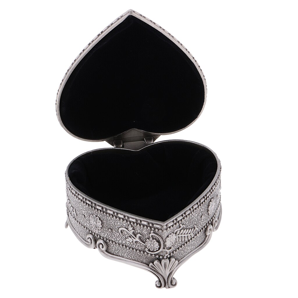 Heart Shaped Jewelry Box Vintage Design