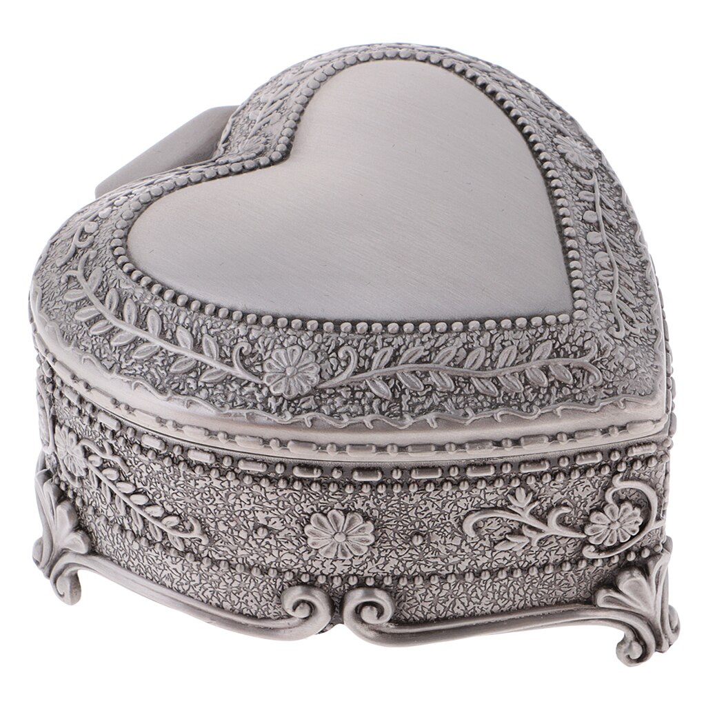 Heart Shaped Jewelry Box Vintage Design