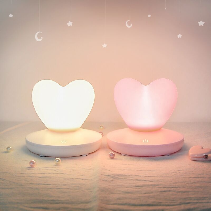 Heart Shaped LED Light Rechargeable Lamp