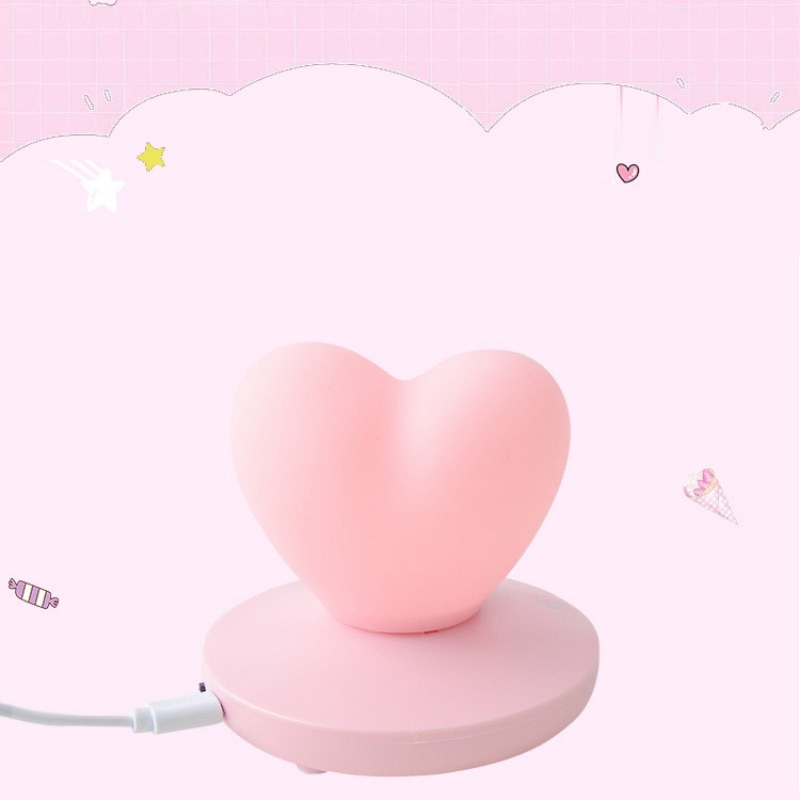 Heart Shaped LED Light Rechargeable Lamp