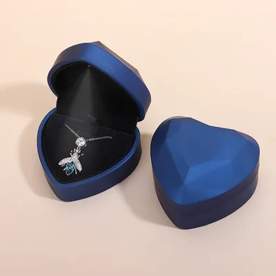 Heart Shaped Light Up Engagement Ring Box Heart Shaped Light Up Engagement Ring Box