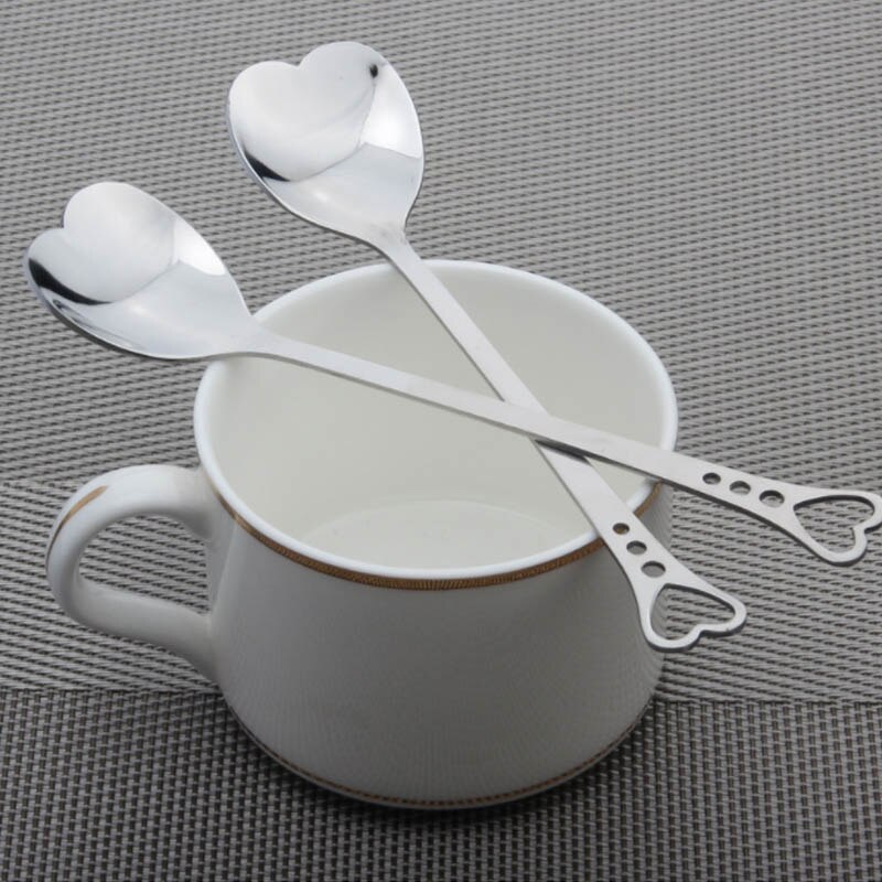 Heart Spoons Creative Dessert Spoons (10Pcs) Heart Spoons Creative Dessert Spoons (10Pcs)