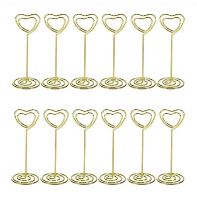 Heart Table Number Holders (12 pcs) Heart Table Number Holders (12 pcs)