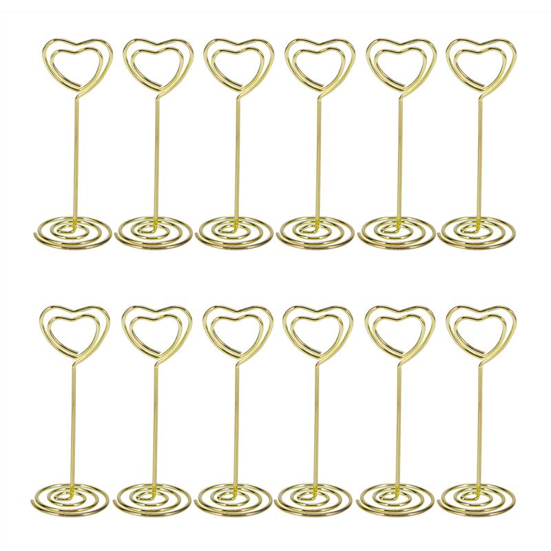 Heart Table Number Holders (12 pcs) Heart Table Number Holders (12 pcs)